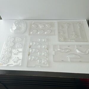 6 Candy and Chocolate Mold used